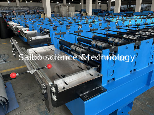 Automatic Drive Roofing Panel Forming Machine 20m/Min For Roofing 0.3-0.8mm Thickness